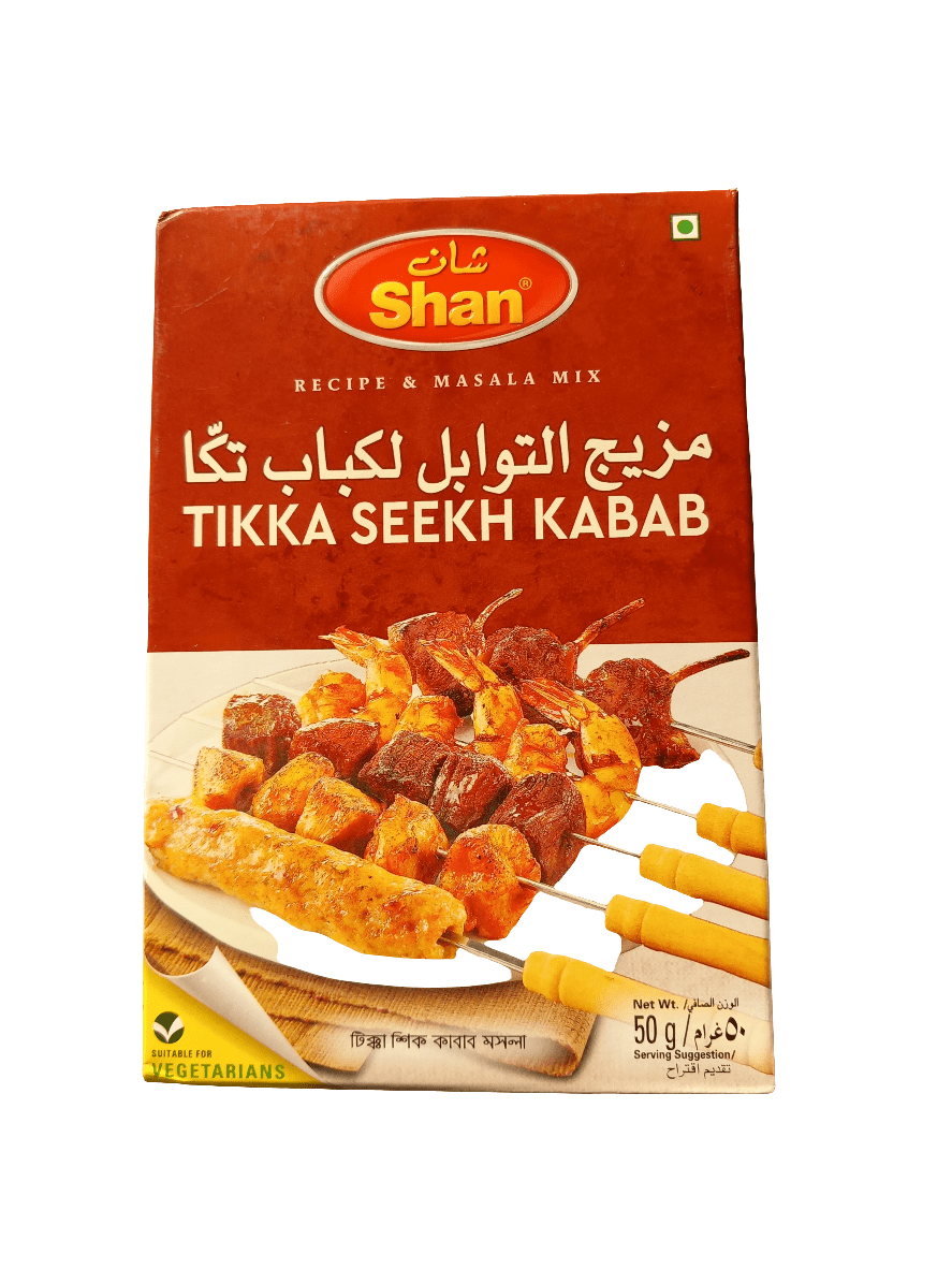 Shan Tikka Seekh Kabab Masala Mix 50g | مزيج التوابل كباب تكا - 2kShopping