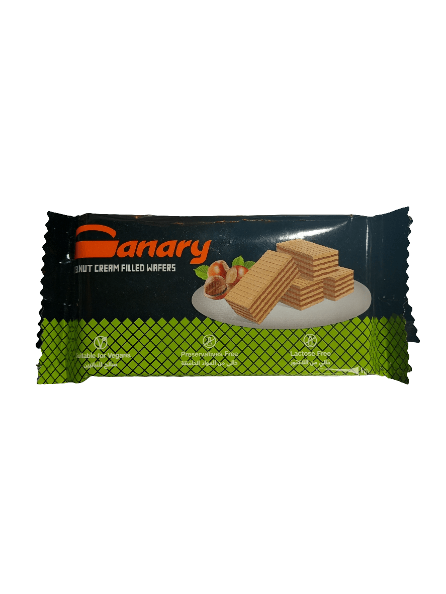 Canary Wafer with Hazelnut Cream 45g | بسكويت كناري وسط - 2kShopping