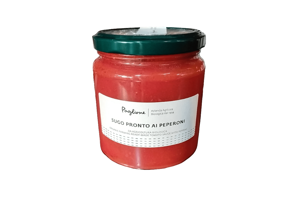 Paglione Organic Apulian Tomato Sauce with Peppers 315g - 2kShopping