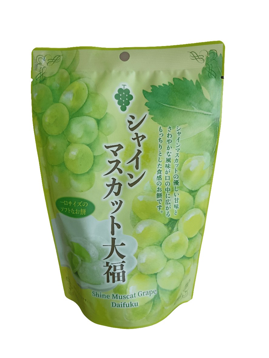 Japanese Shine Muscat Grape Daifuku Mochi 130g | حلوى الكيك بالعنب - 2kShopping