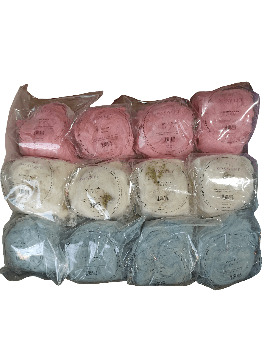 So Sweet Colored Cotton Candy Piece 50g | غزل البنات - 2kShopping