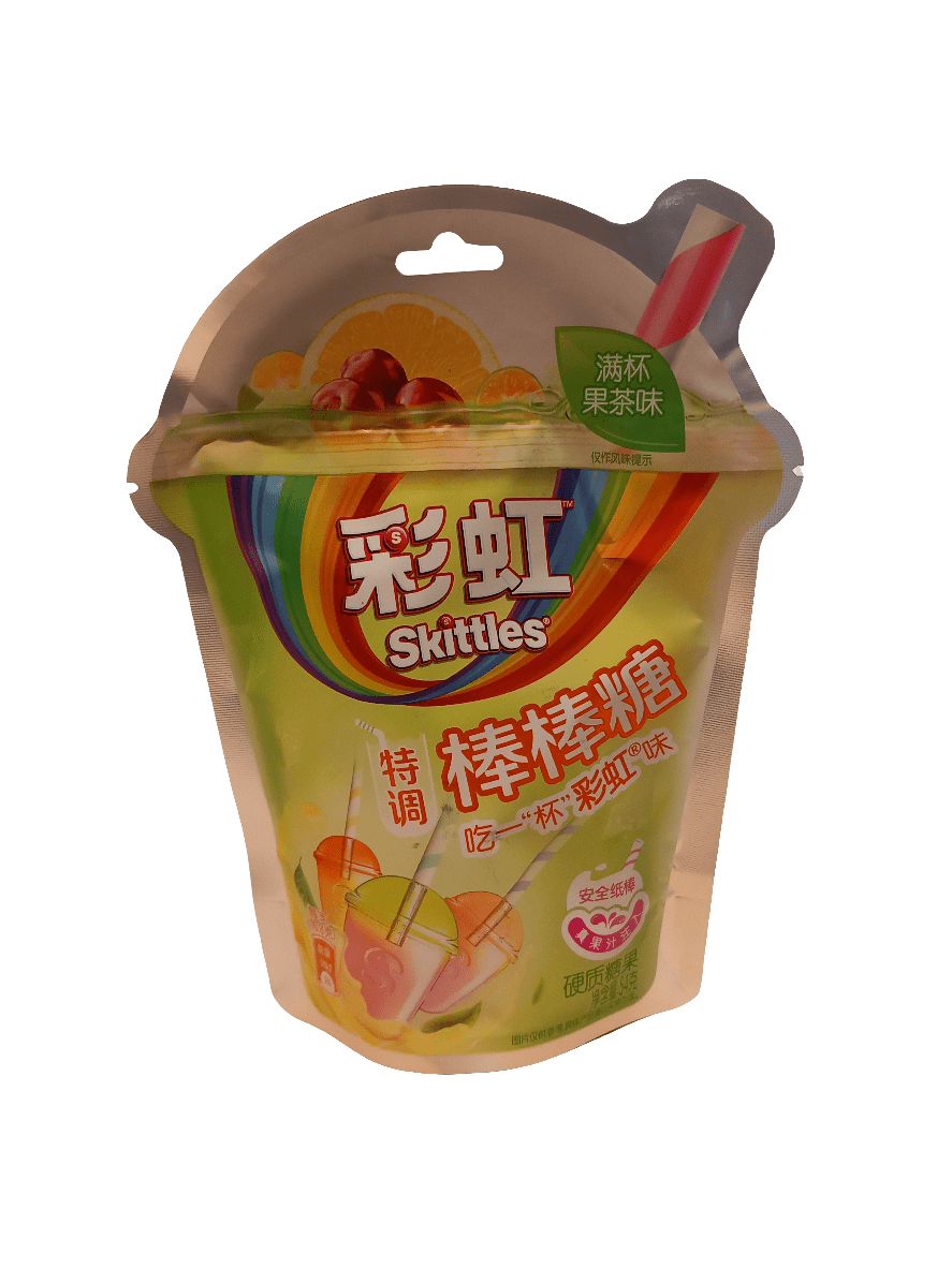 Skittles Lollipop Fruit Tea Flavor | سكيتلز مصاص بنكهة شاي الفواكه - 2kShopping