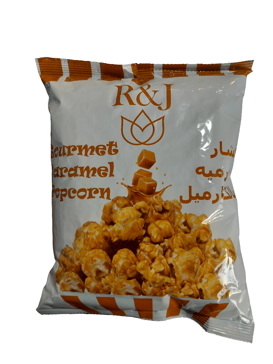 R&J Gourmet Caramel Popcorn 60g | فشار جورميه بالكراميل - 2kShopping
