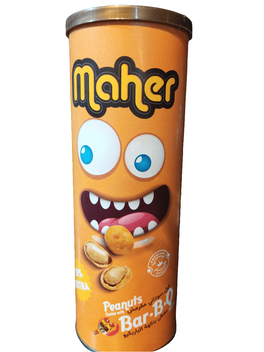Maher Crunchy Peanuts BBQ 250g | فول سوداني مقرمش بالباربكيو - 2kShopping