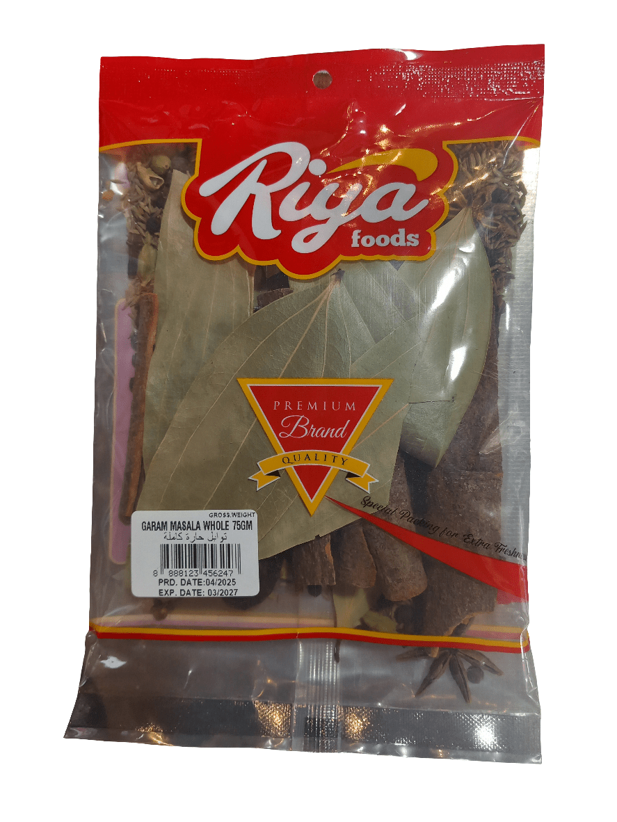 Riya Foods Garam Masala Whole 75g | ريا توابل حارة كاملة - 2kShopping