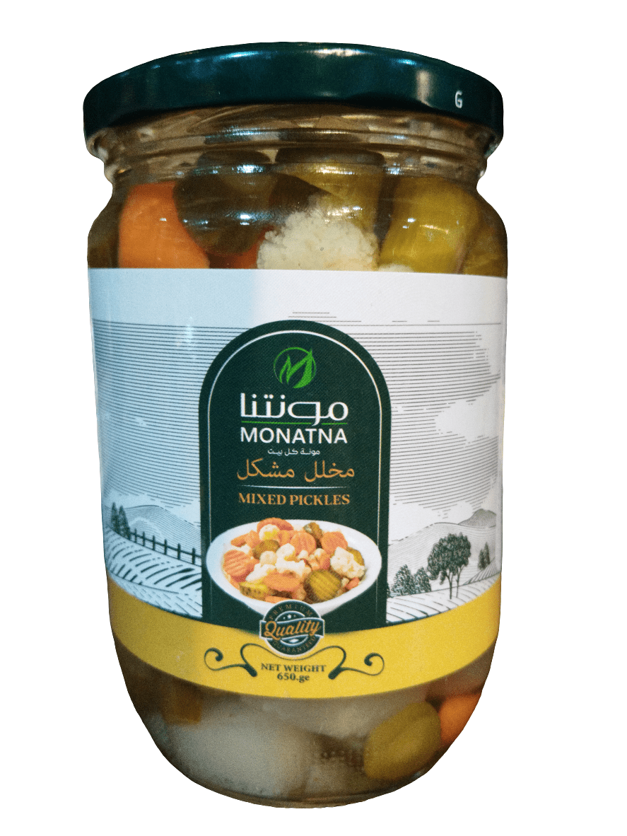 Monatna Mixed Pickles 650g (Exp:21/8/2026) | مونتنا مخلل مشكل - 2kShopping