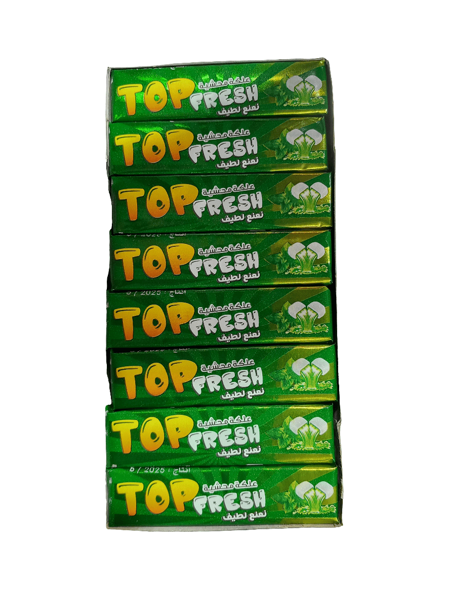 Zahi Top Fresh Spearmint Pack of 24pcs | زاهي توب علكة محشية نعنع - 2kShopping