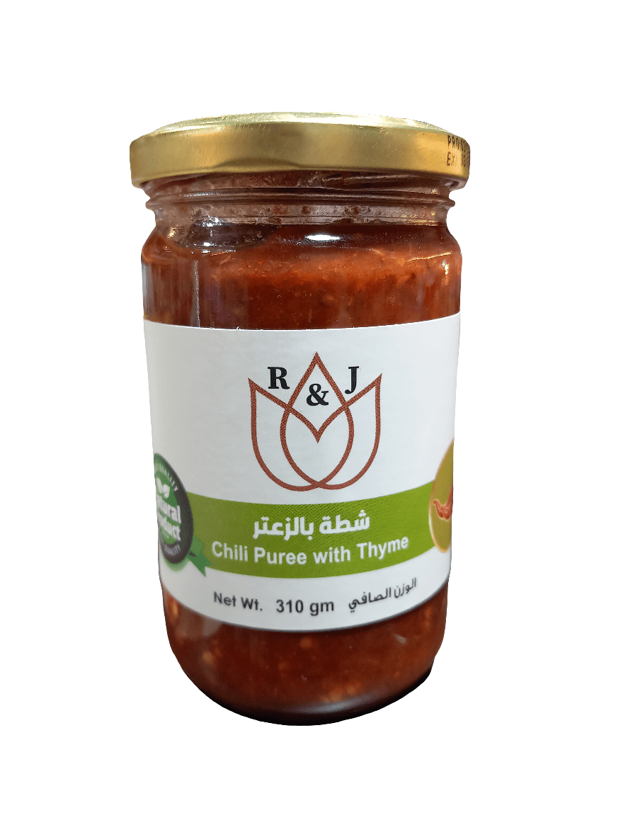 R&J Chili Puree with Thyme 310g | آر آند جي شطة بالزعتر - 2kShopping