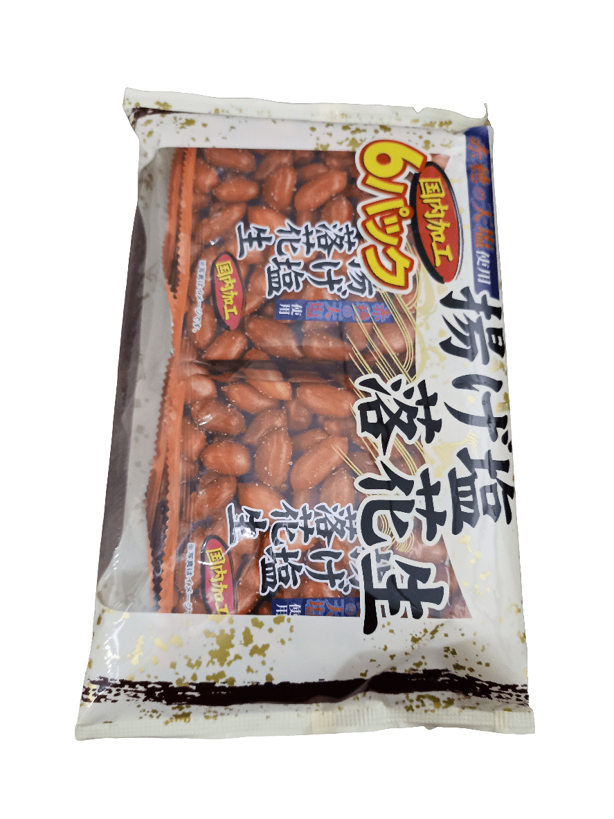 Japanese Salted Peanuts 6 x 23g | فول سوداني مملح - 2kShopping