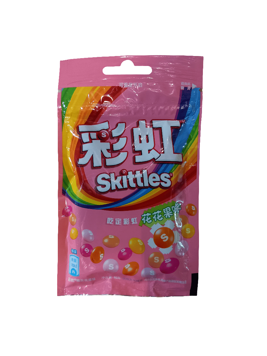 Skittles Sugar Flower Fruity Flavor 40g | سكيتلز ميني حلوى بطعم الفواكه - 2kShopping