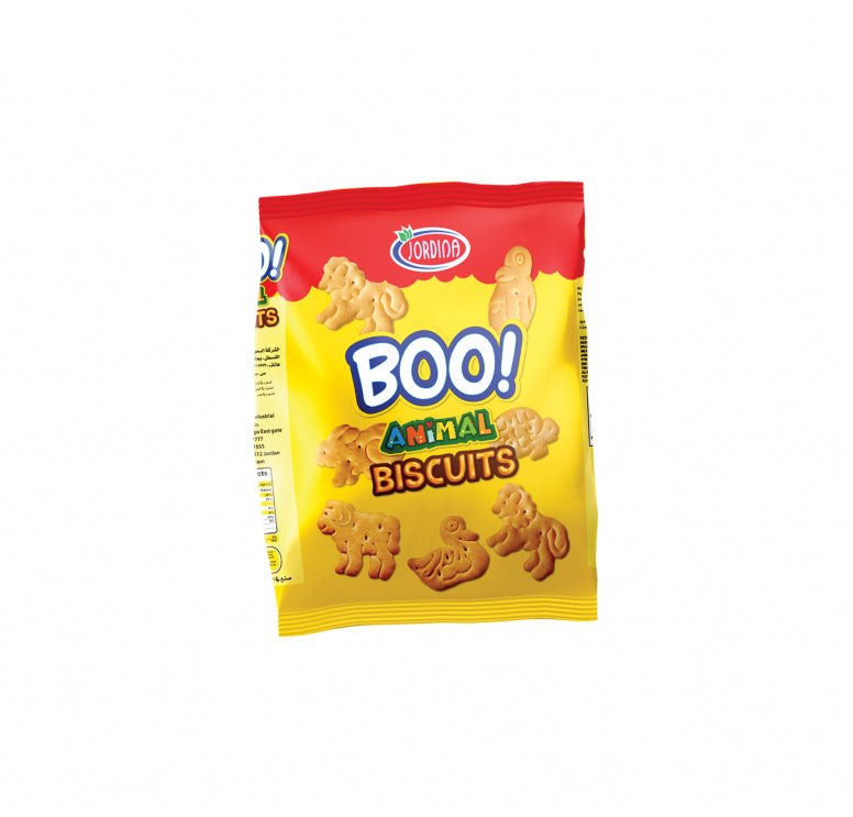 Jordina Boo Animal Biscuits Box 40g | جوردينا بسكويت أشكال الحيوانات - 2kShopping