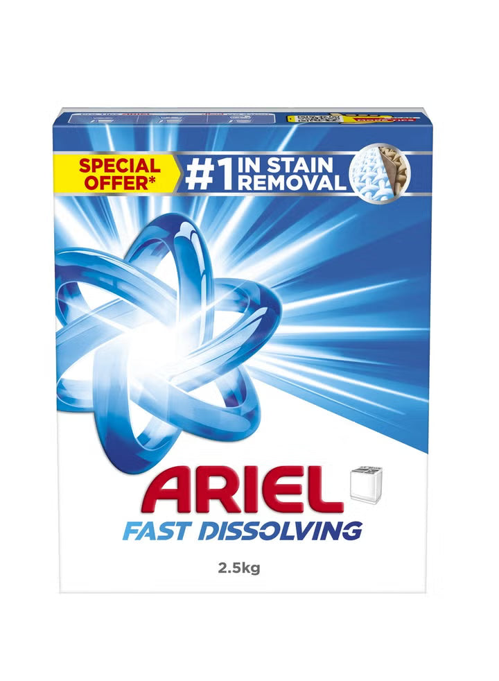 Ariel Detergent Powder Blue 2.5kg