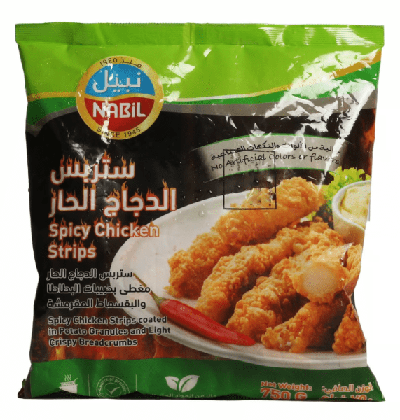 Nabil Chicken Strips Spicy 750g | نبيل ستربس الدجاج الحار - 2kShopping