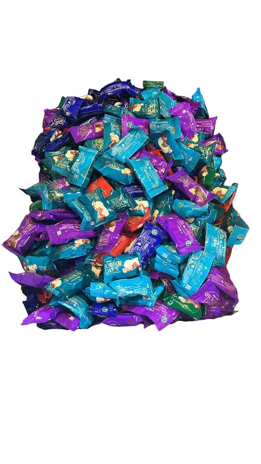 Chocolate Covered Date Mix Kg | تمر مغطس بالشكوكولا مشكل لوز كاجو فستق حلبي فستق سوداني - 2kShopping