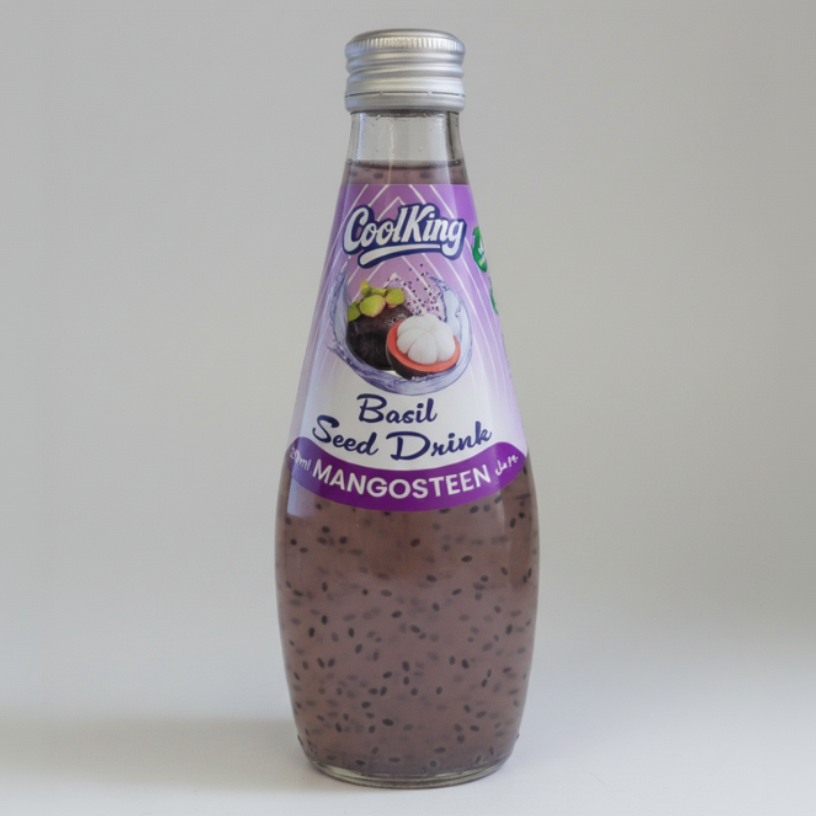 Cool King Basil Seed Drink Mangosteen 290ml - 2kShopping
