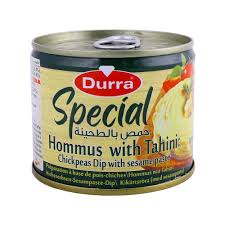Durra Hommus With Tahina 220g | الدرة حمص بالطحينة - 2kShopping