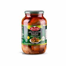 Durra Makdoos Stuffed Eggplant 1250g | الدرة مكدوس باذنجان - 2kShopping