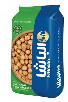 El - Basha Jamboo Chick Peas 800gm | الباشا حمص جامبو - 2kShopping