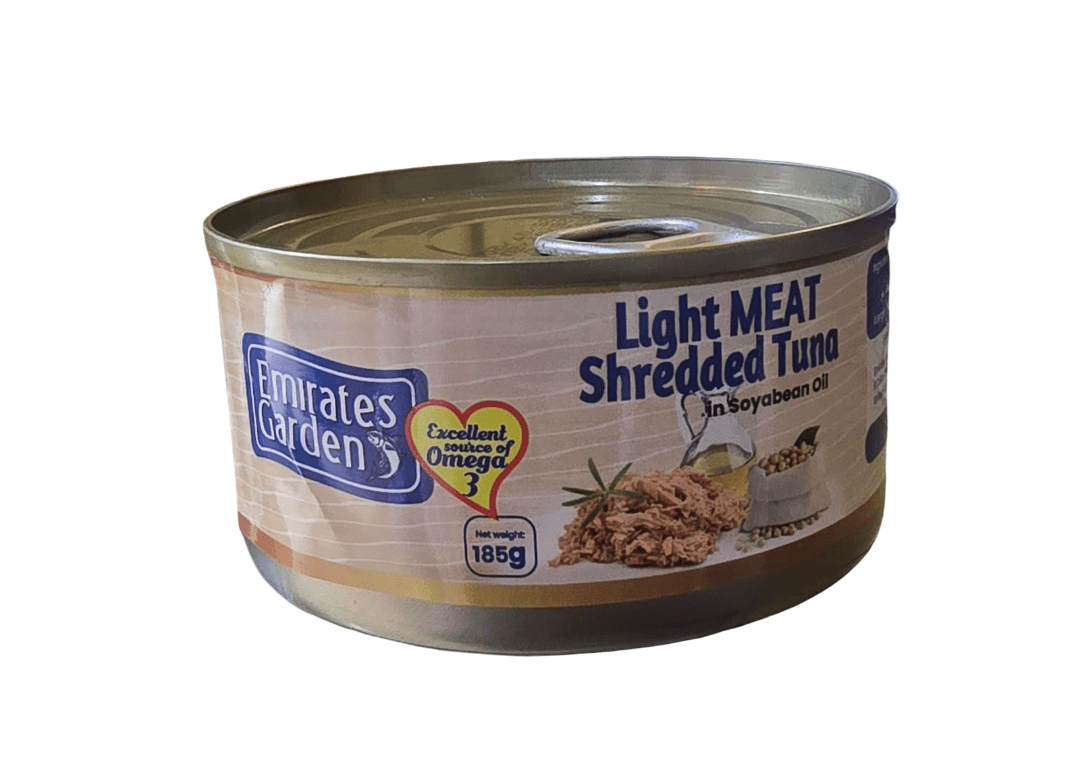 Emirates Garden Light Meat Shredded Tuna Pack 185g | حدائق الإمارات تونة خفيفة - 2kShopping