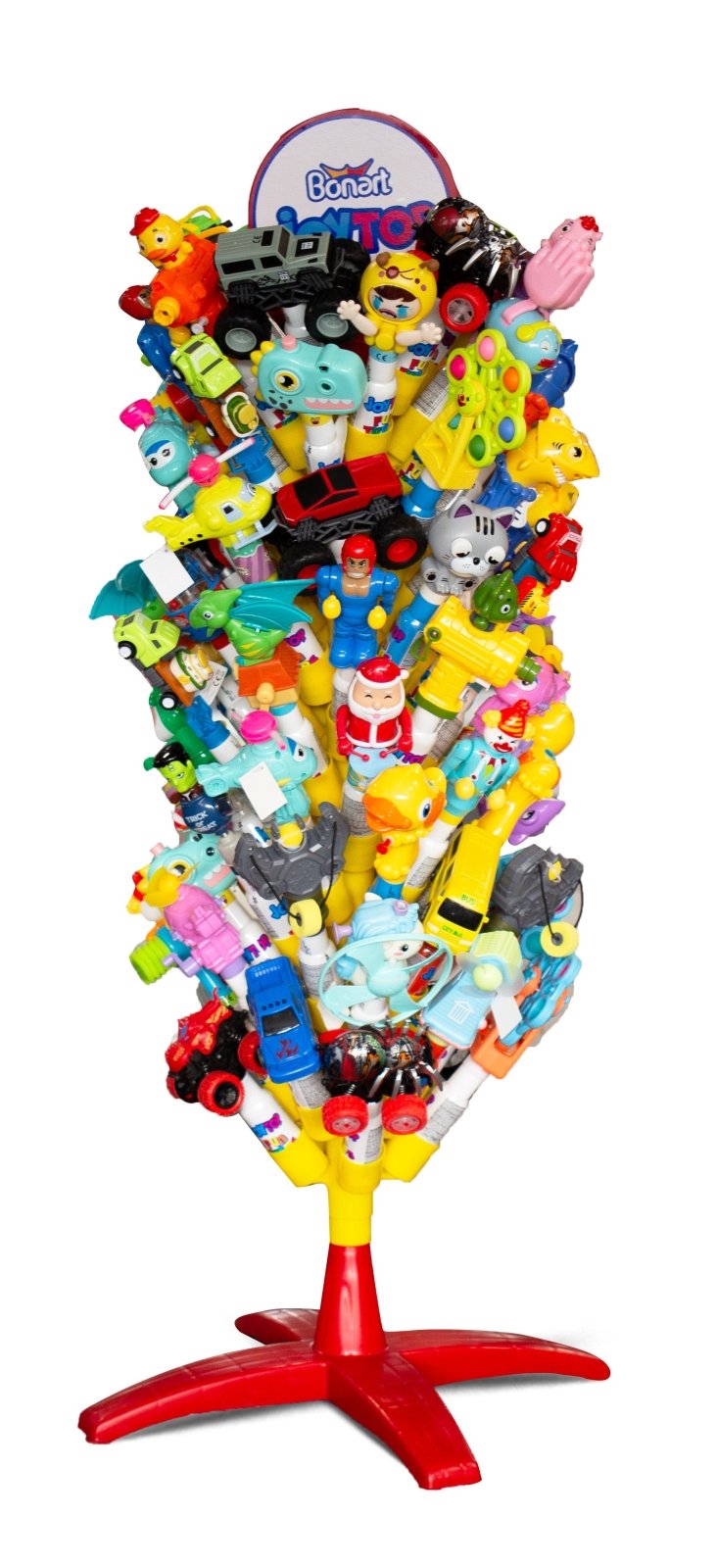 Joytop Fun Tubes Lollipop with Toys Plastic Stand 135 x 11g | جوي توب مصاصة مع ألعاب - 2kShopping