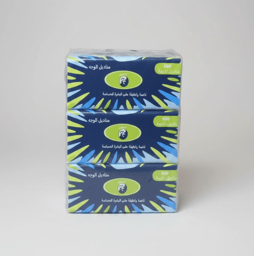 Hanen Facial Tissue 4 Pcs x 600 sheets - 2kShopping