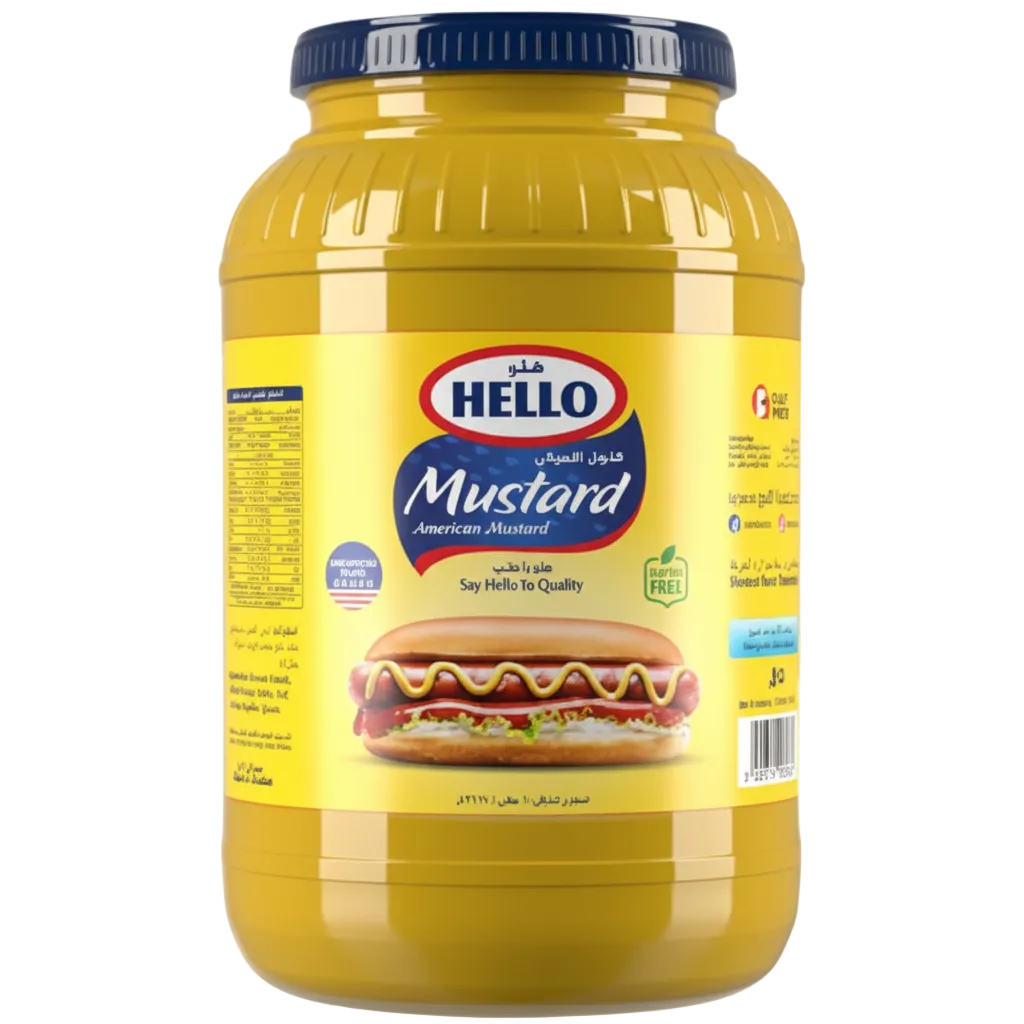 Hello American Mustard 3.78L - 2kShopping