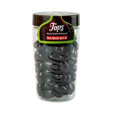 Tops Dragee Dark Chocolate Almond 230g | توبس دراجيه لوز بالشوكولا الغامقة - 2kShopping