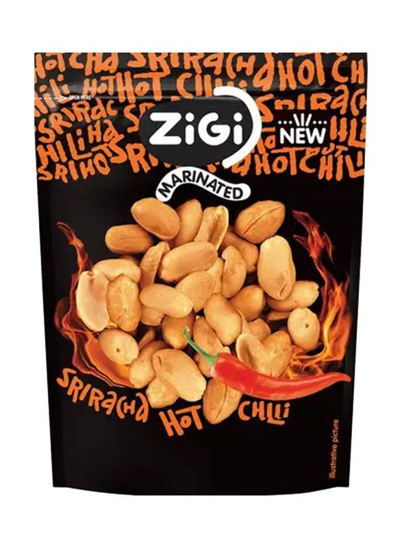 Zigi Peanuts Sriracha Hot Chili 70g | فول سوداني بالفلفل الحار - 2kShopping