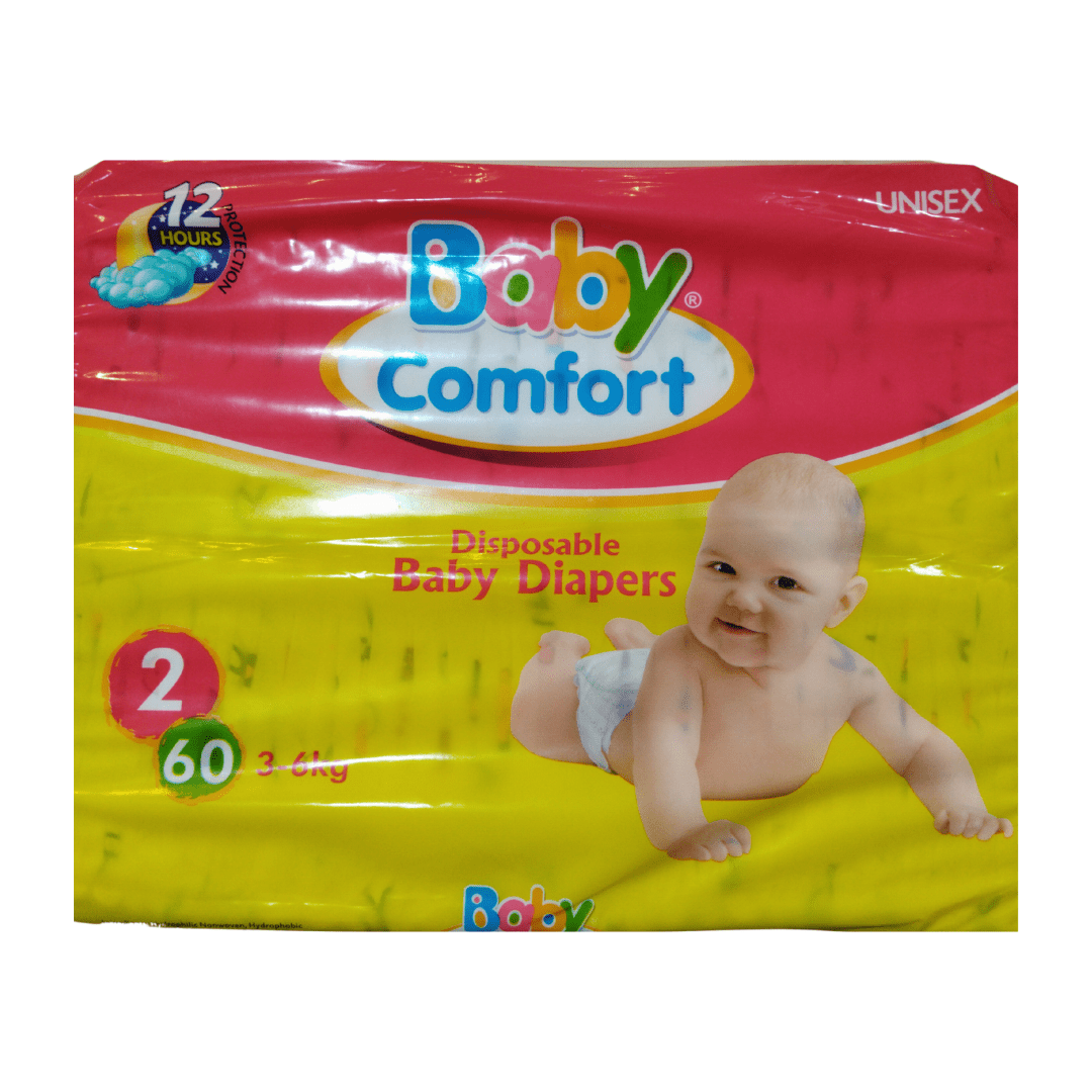 Baby Comfort Diapers No. 2 | حفاضات اطفال 3 - 6كجم - 2kShopping