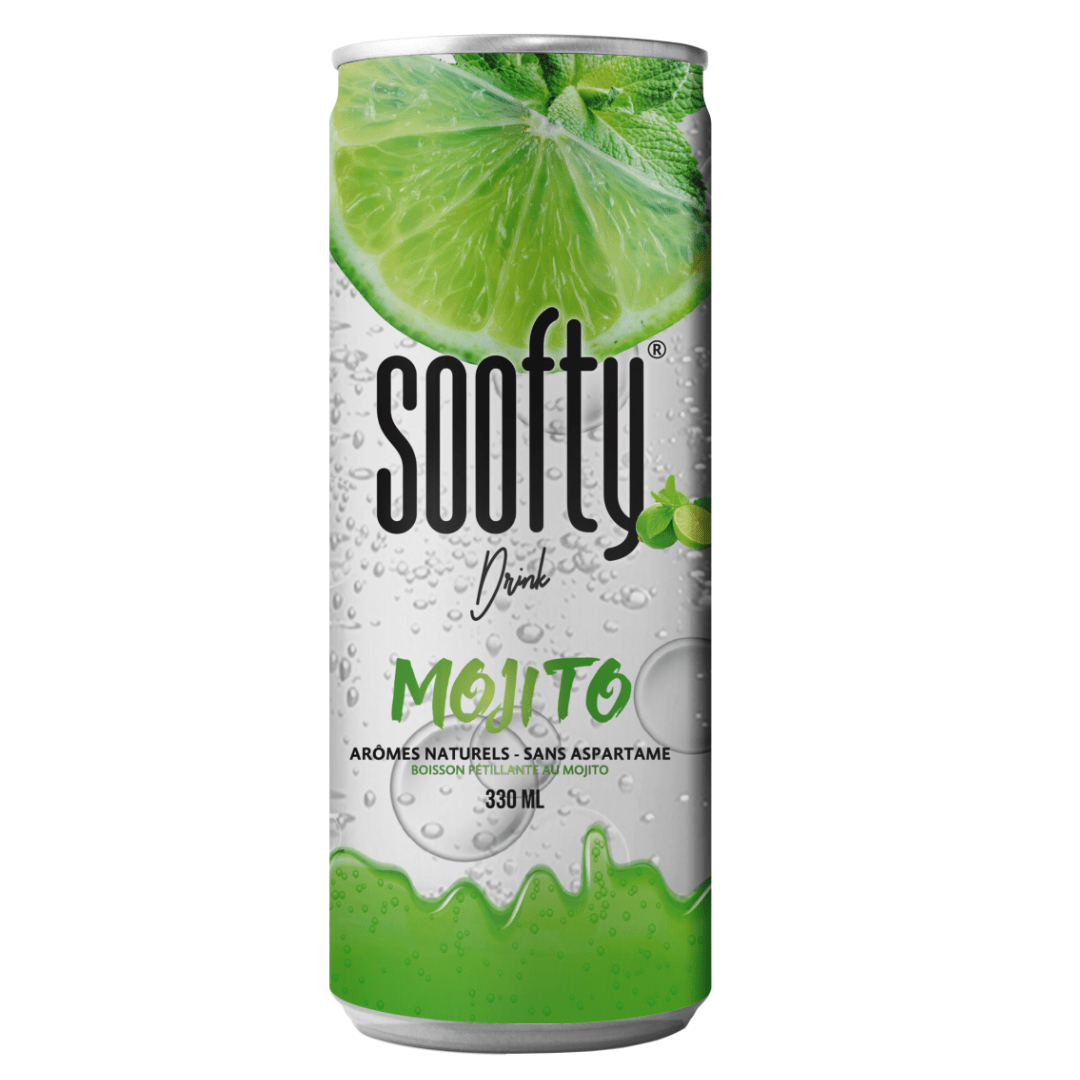 Soofty Sparkling Mojito Flavor 330ml| سوفتي موهيتو - 2kShopping