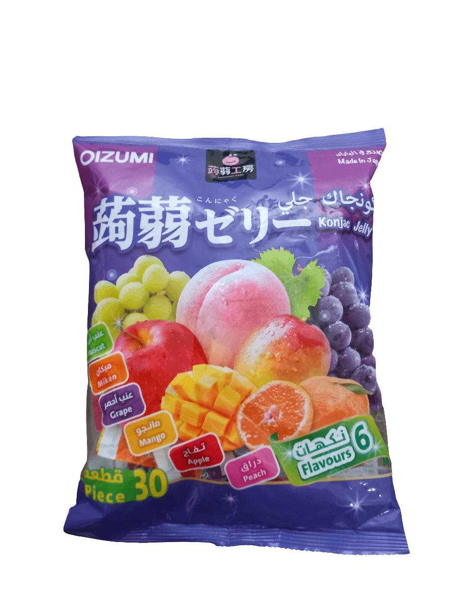 Japanese Konjac Jelly 6 flavors 30pcs | جيلي متنوع - 2kShopping