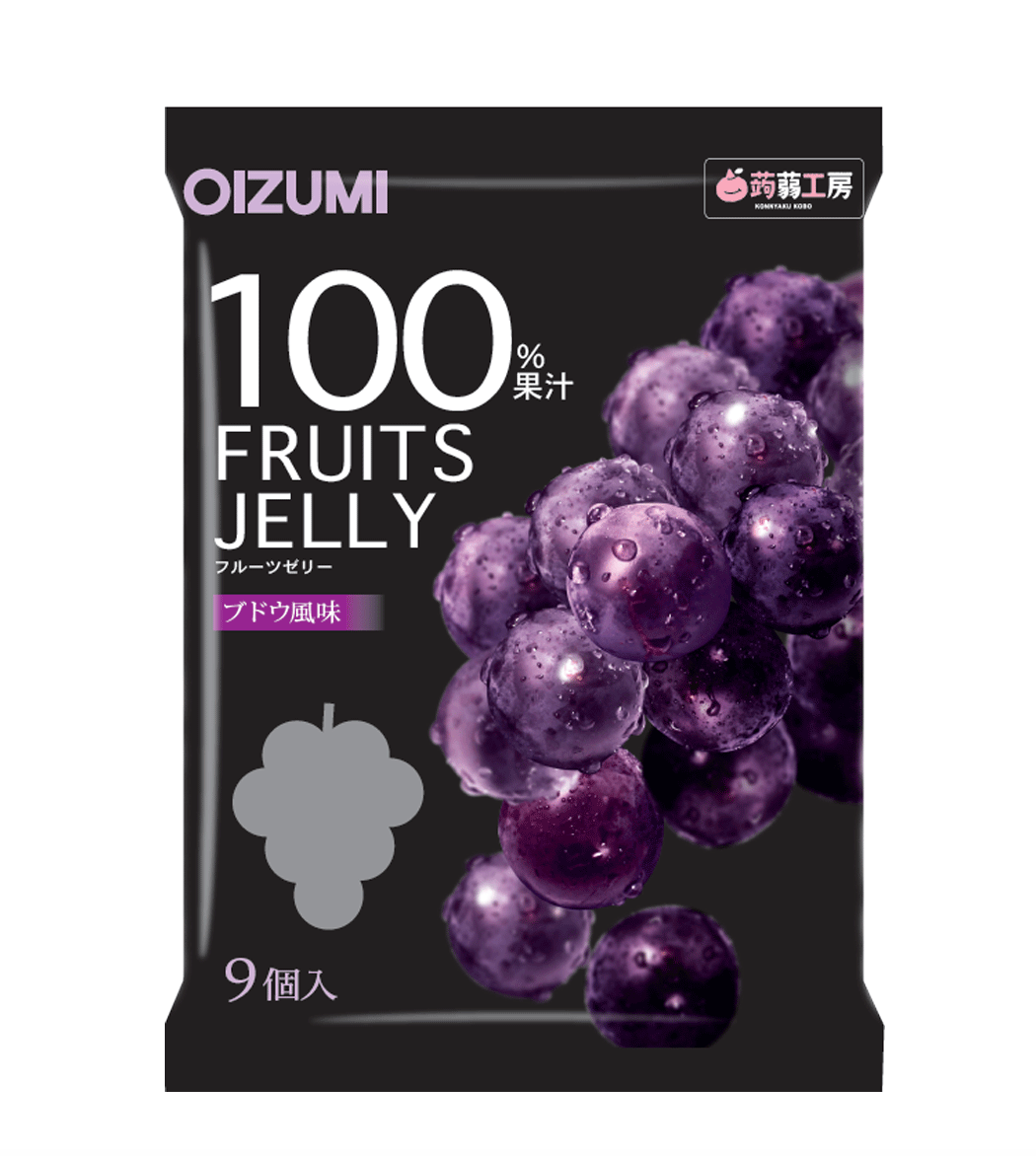 Japanese Oizumi Fruits Jelly Grape | جيلي بنكهة العنب - 2kShopping