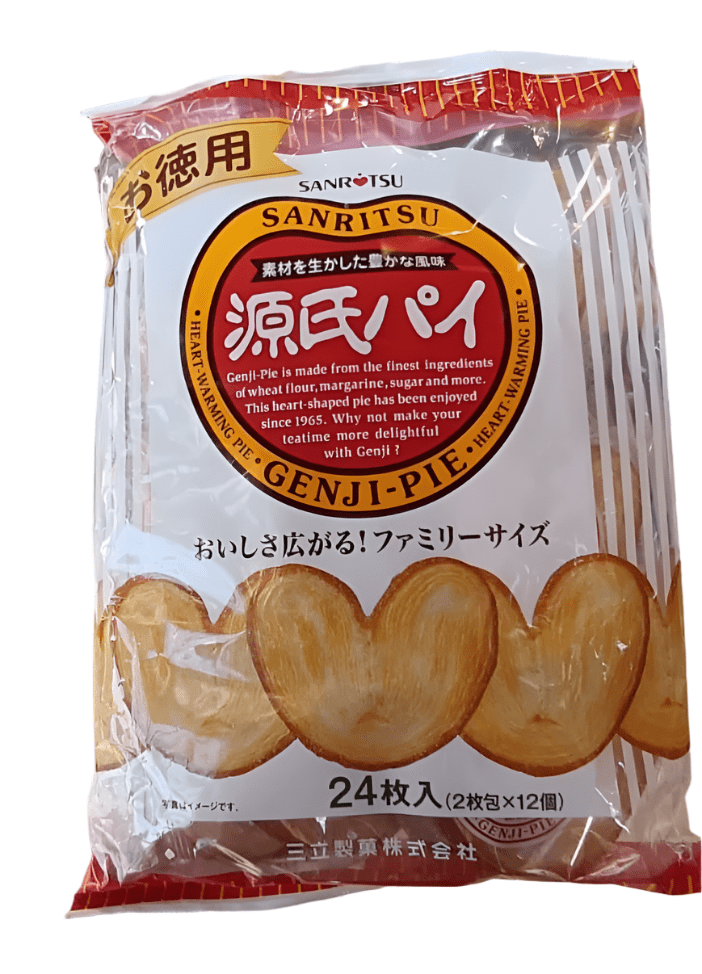 Japanese Sanritsu Genji Pie 2 x 12pcs | بسكوت هش مغطي بالسكر - 2kShopping