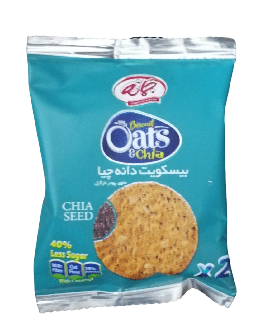 Khoshe Biscuit Oats and Chia Seeds 30g|بسكويت بحبوب الشيا والشوفان - 2kShopping