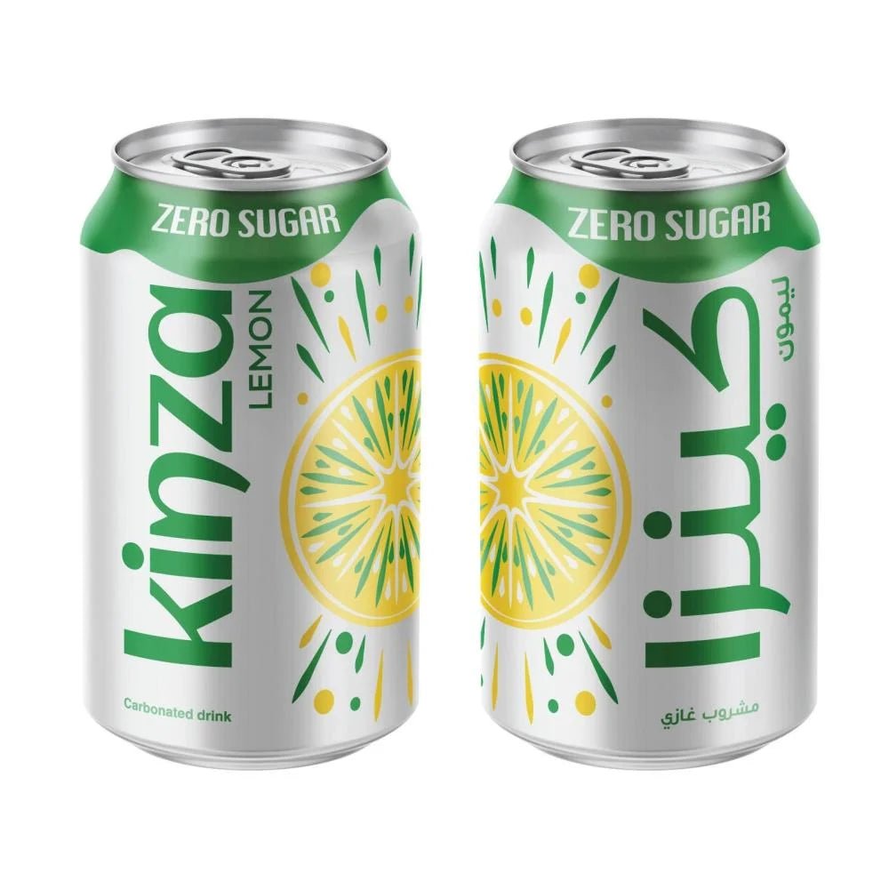 Kinza Zero Sugar Lemon Drink 300ml | كينزا ليمون زيرو - 2kShopping