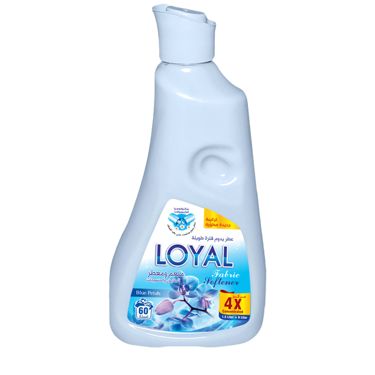 Loyal Fabric Softener Blue Petals 750ml | لويال منعم ومعطر الملابس الازرق - 2kShopping