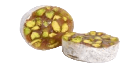 Malban Pieces with Pistachio Extra 1Kg | قطع الملبن بالفستق مغطاة بالسكر كبيرة - 2kShopping
