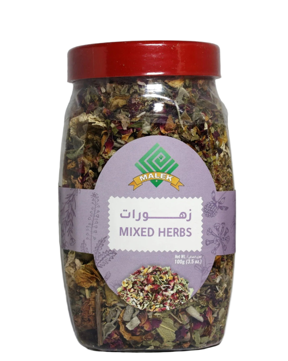 Malek Mixed Herbs 100g | مالك زهورات - 2kShopping
