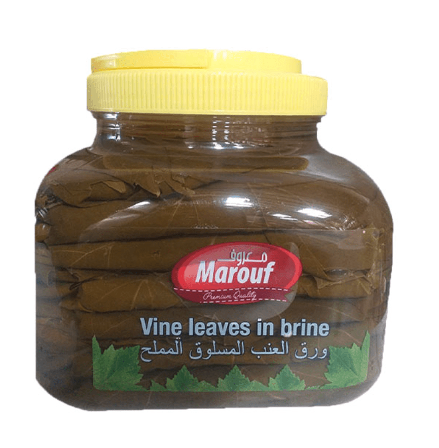 Marouf Vine Leaves in Brine 1.5Kg | معروف ورق عنب مسلوق مملح - 2kShopping