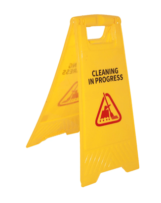 Moonlight Caution Board "Cleaning In Progress" | لوحة تحذير - 2kShopping