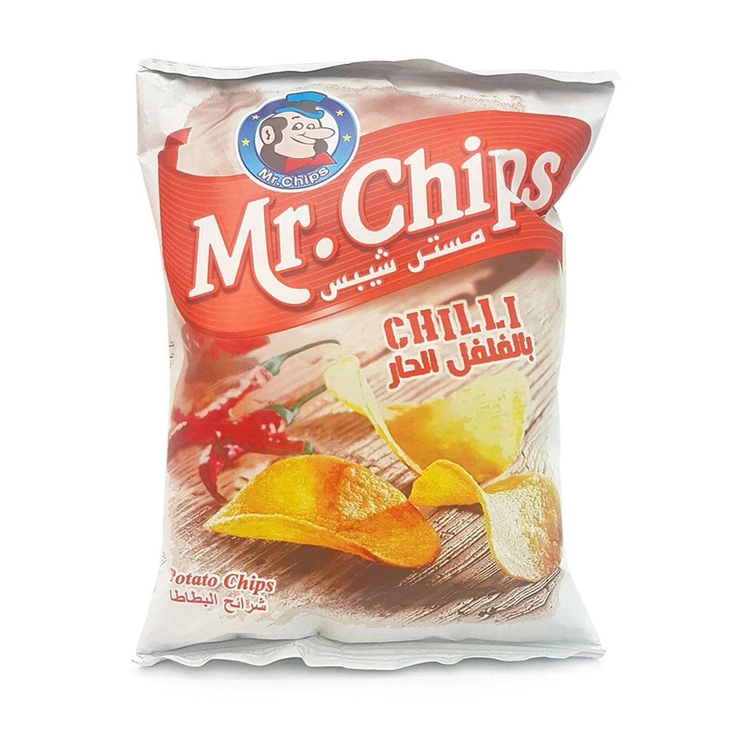 Mr Chips Chili Box 12 x 21g | مستر شيبس بالفلفل الحار - 2kShopping