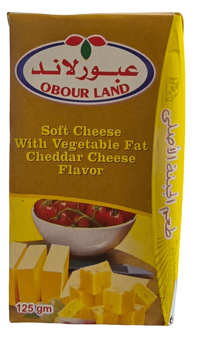 Obour Land Soft Cheese W/ Veg. Fat Cheddar Cheese Flavor 125G - 2kShopping