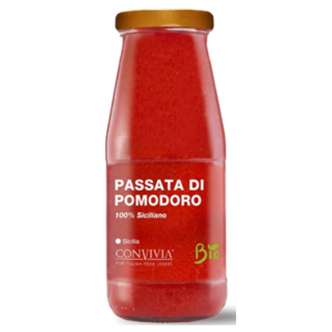 Organic Pomodoro Tomatoes Passata (Sieved Tomatoes) - Sicily 420g | صلصة البندورة بومودورو العضوية (طماطم منخولة) - صقلية - 2kShopping