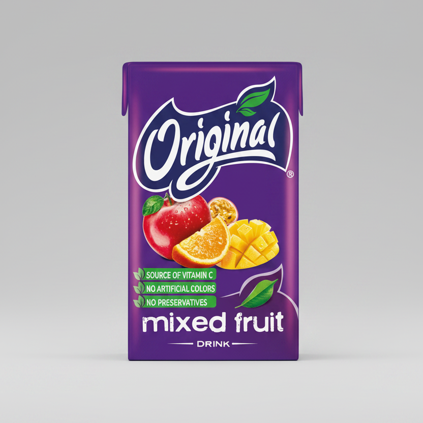 Original Mixed Fruit Drink Juice 250Ml - 2kShopping