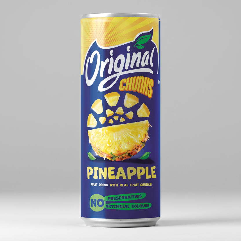 Original Pineapple Drink Juice Can 240Ml - 2kShopping