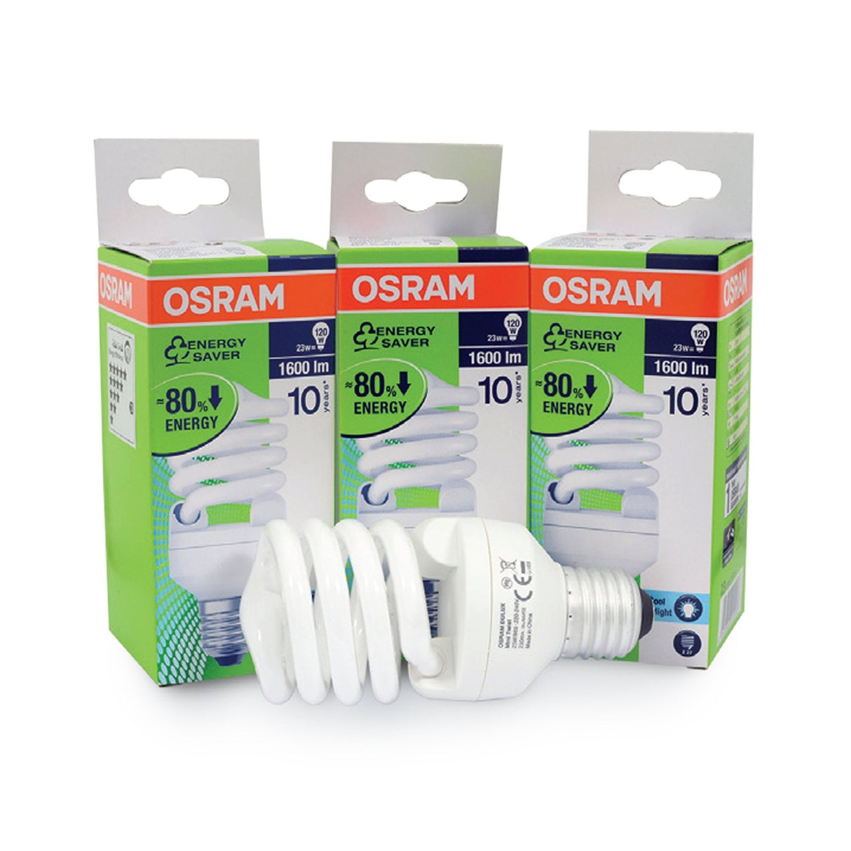 Osram Energy Saver 23W Warm White 3Pcs Set - 2kShopping