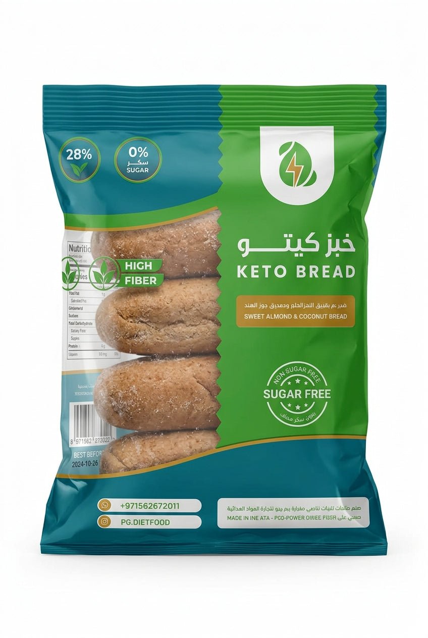 Power Glow Keto Samoon Bread | باور جلو خبز صمون كيتو - 2kShopping