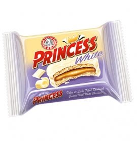 Princess White Chocolate Mini Wafer 20g | برنسيس ويفر ابيض صغي - 2kShopping