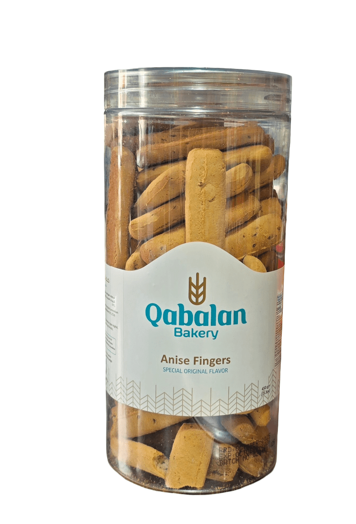 Qabalan - Bread Fingers Anise 450G |كعك أصابع يانسون 450غم - 2kShopping