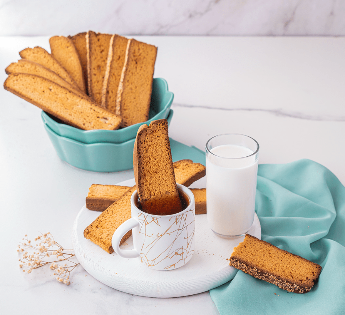 Qabalan Rusks with Sesame 450g | قبلان كعك قرشلة بالسمسم - 2kShopping